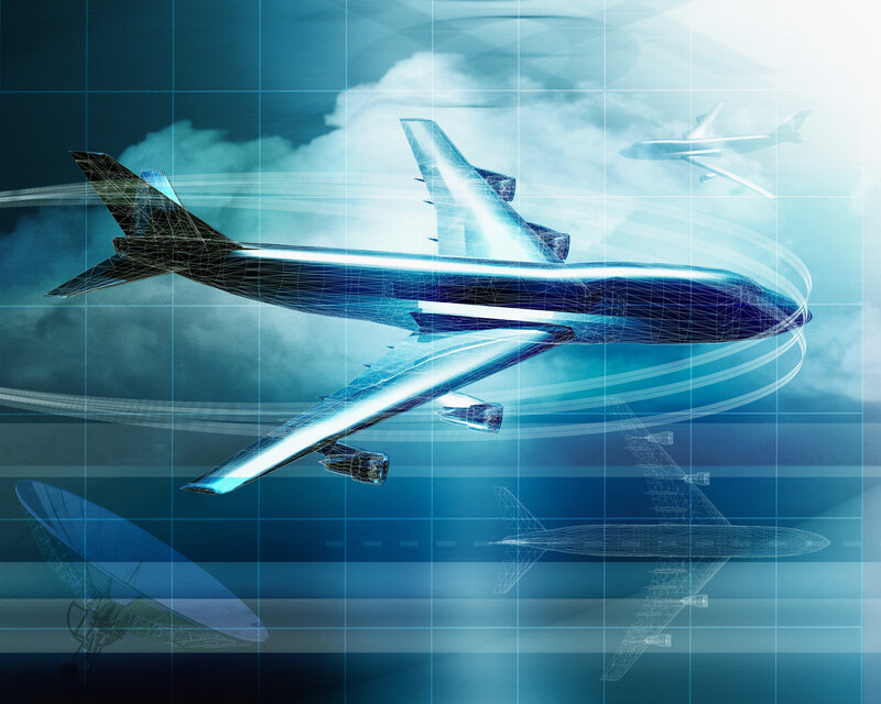 Digital aircraft in flight