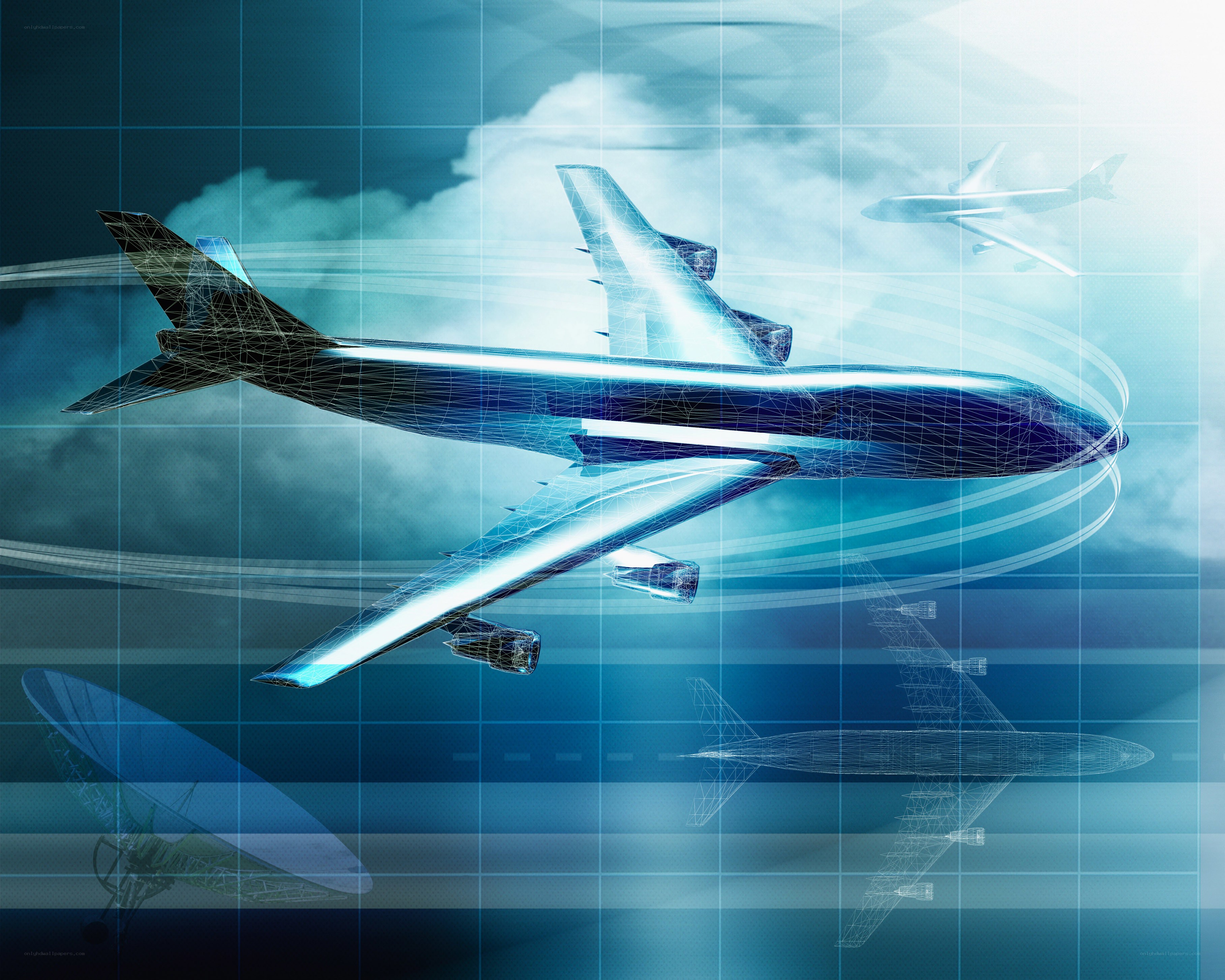 Digital aircraft in flight