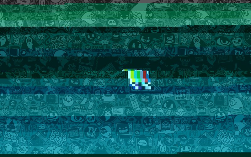 Digital Art Collage — Green