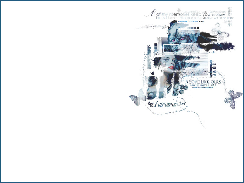 digital art collage with text