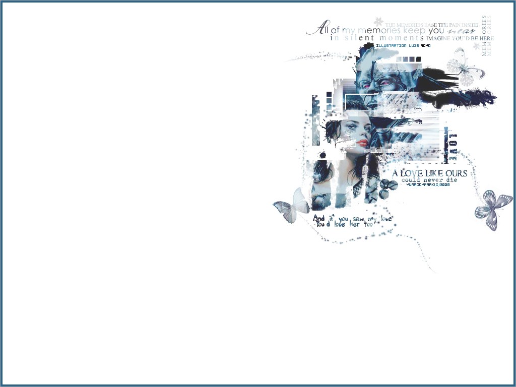 digital art collage with text