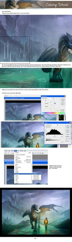Digital art coloring tutorial