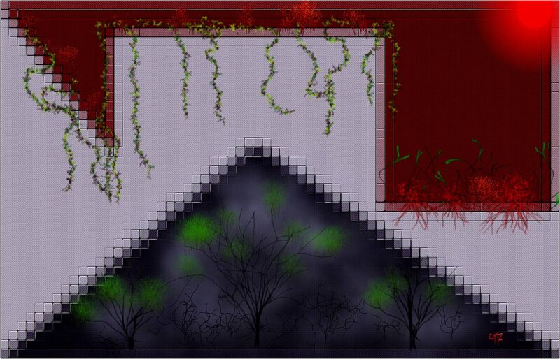 Digital Art of a Cave