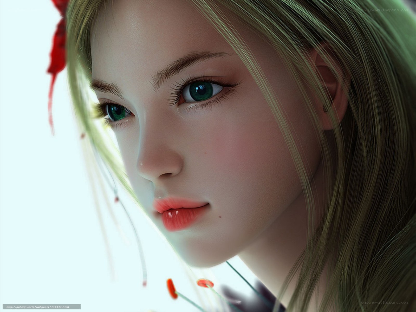 digital art of a girl