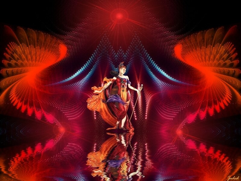 digital art of a goddess