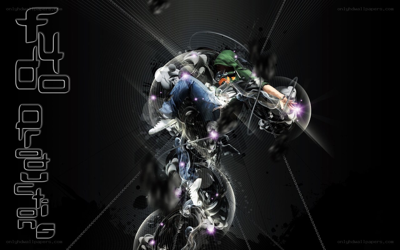 digital art of dancer in motion