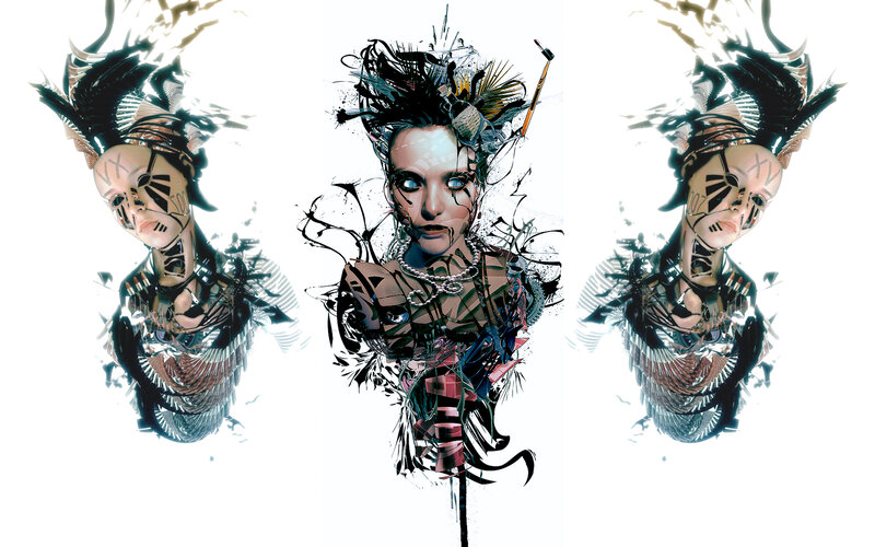 digital art of stylized figure
