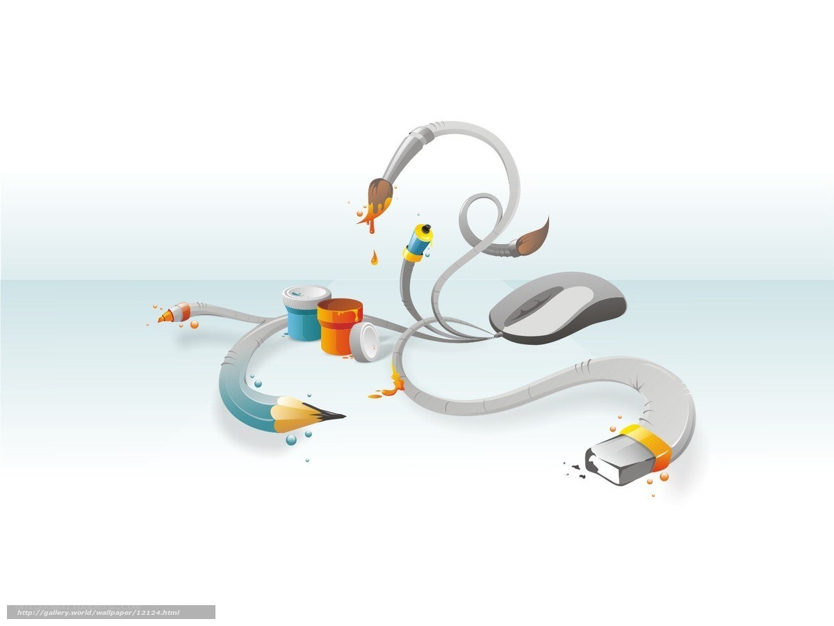 digital art tools concept