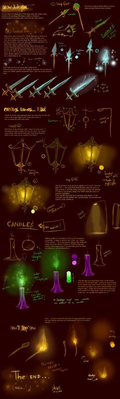digital art tutorial: glowing effects