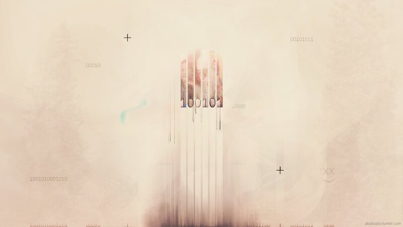 Digital Art with Binary Code