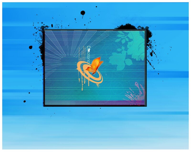 digital art with butterfly