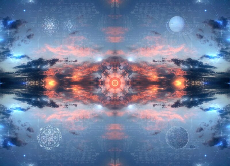 Digital Art with Celestial Elements