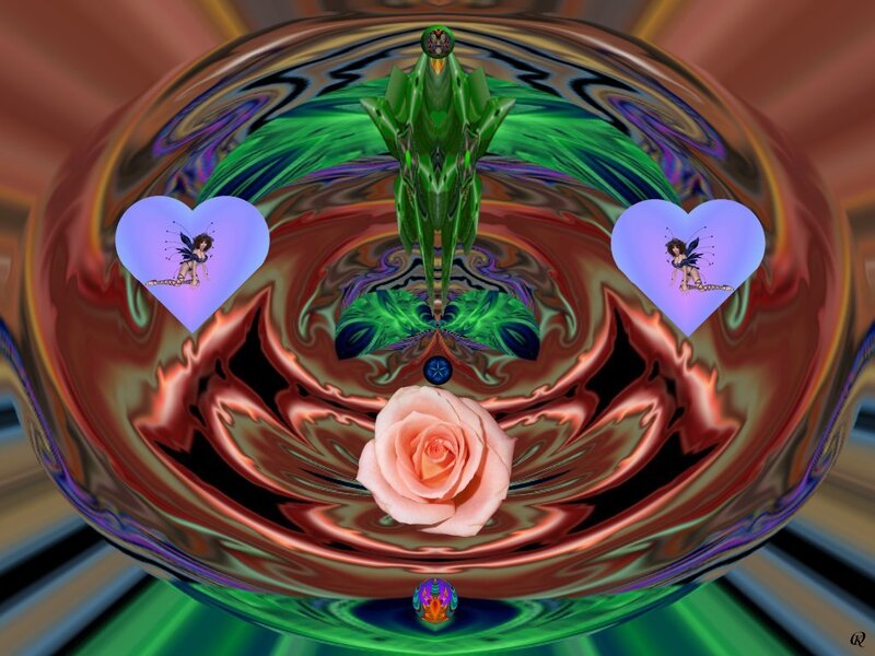 Digital Art with Rose