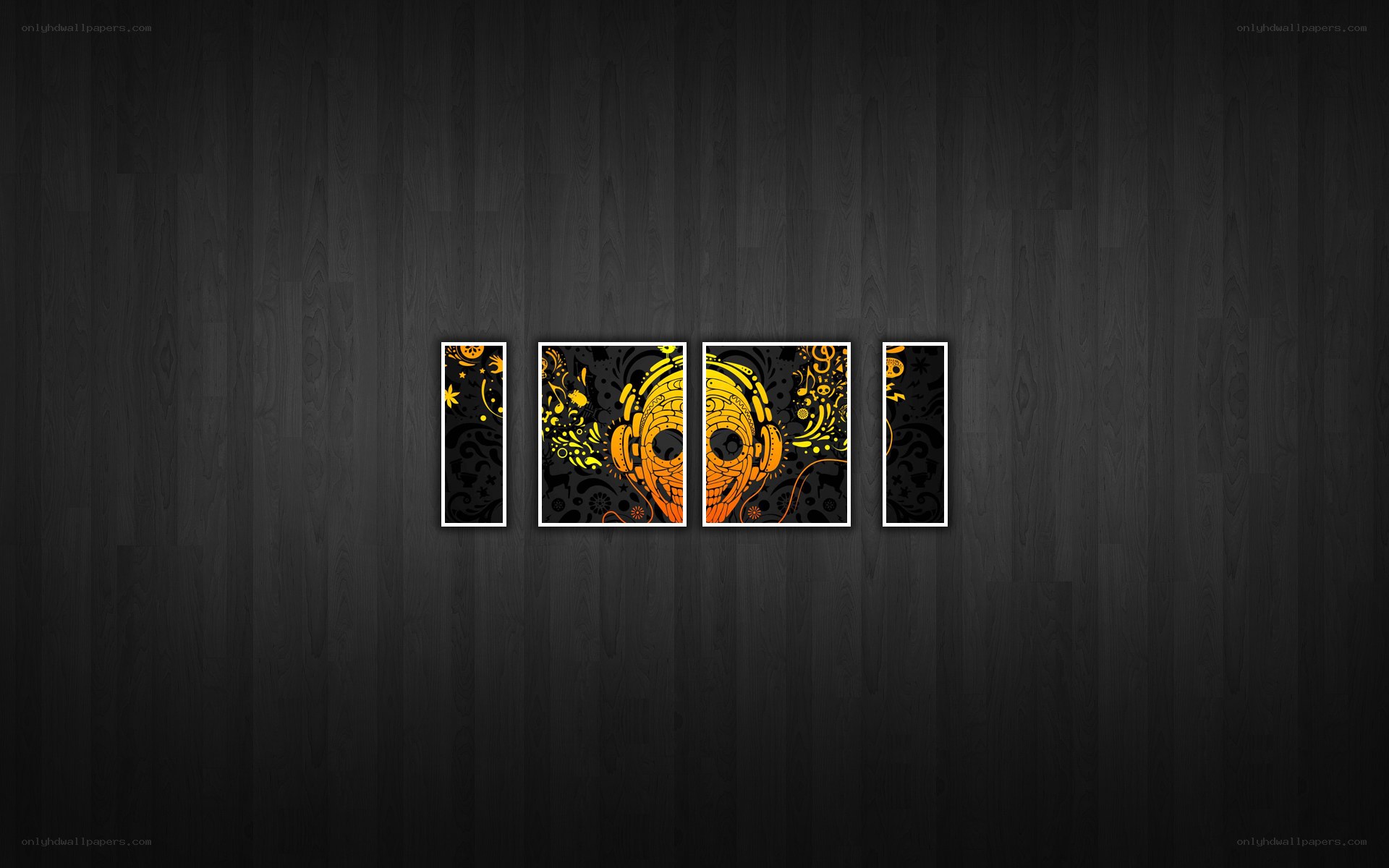 digital art with skull design