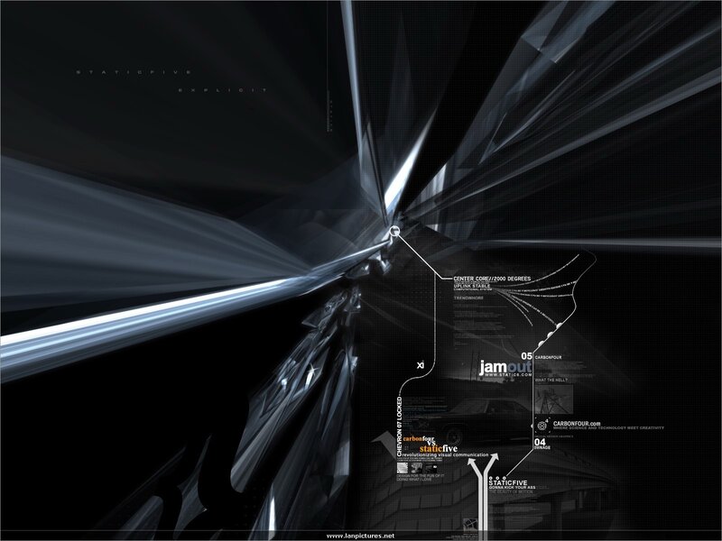 Digital Art with Text — Black, Dark