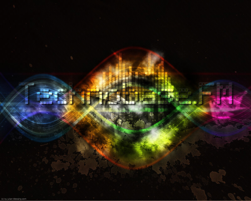 Digital Art with Text — Black, Energetic
