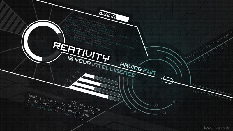Digital Art with Text — Black, Futuristic, Digital Art