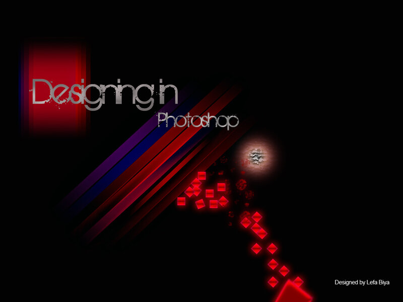 Digital Art with Text — Black