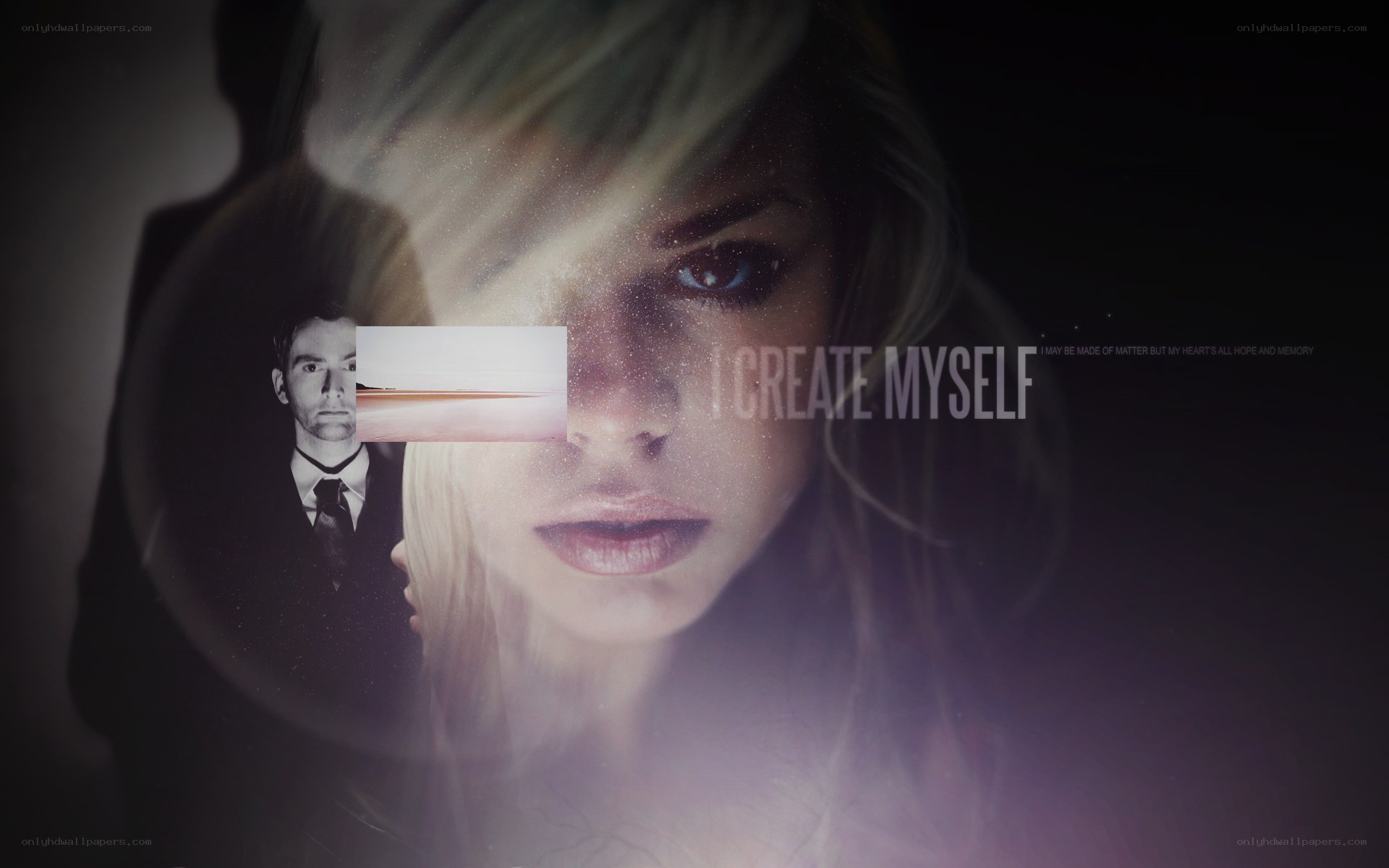 digital art with text overlay