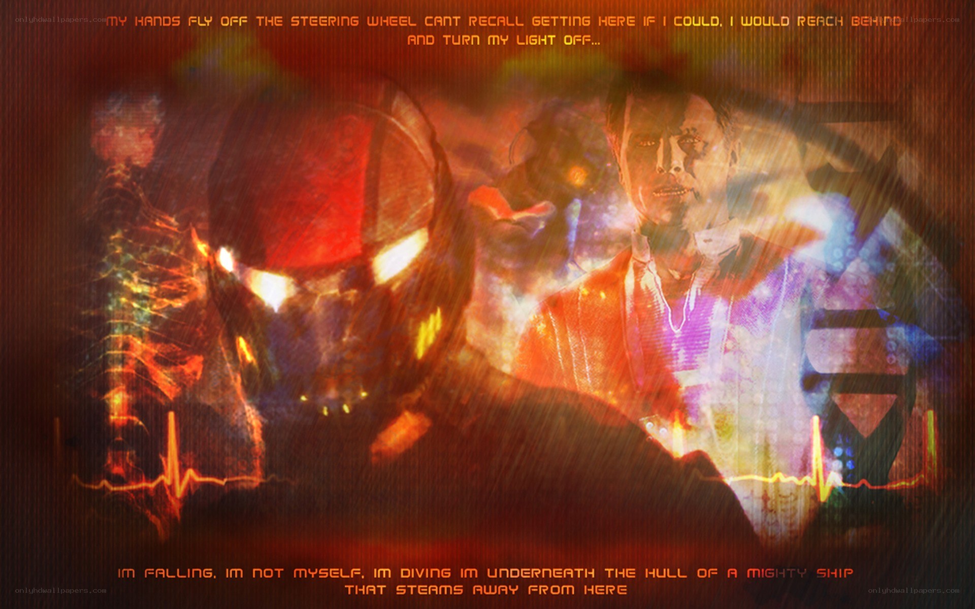 digital art with text overlay