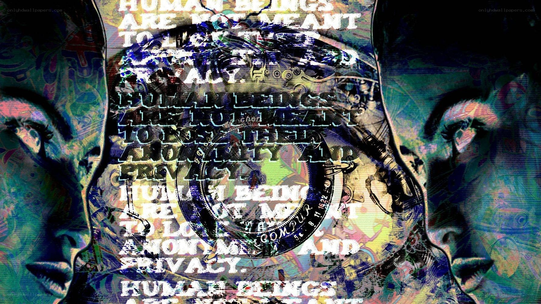 Digital art with text overlay