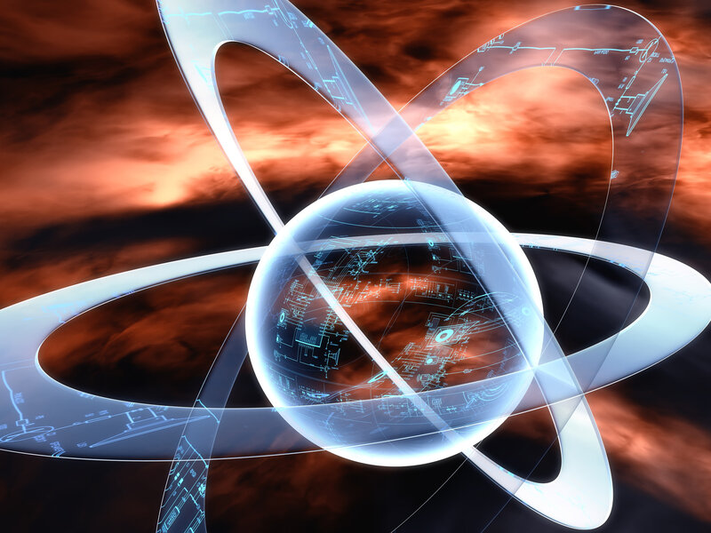 digital atom model
