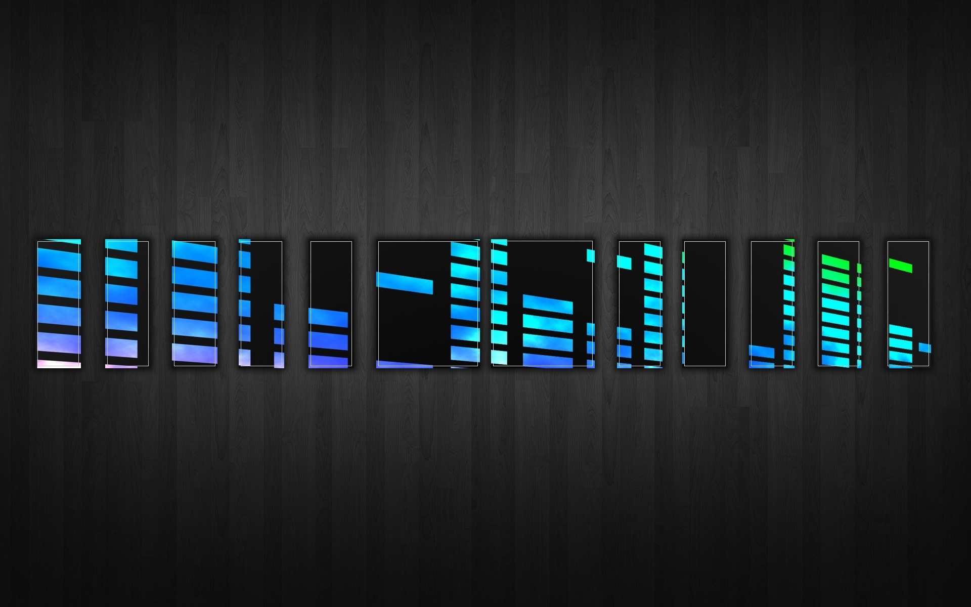 digital audio equalizer bars