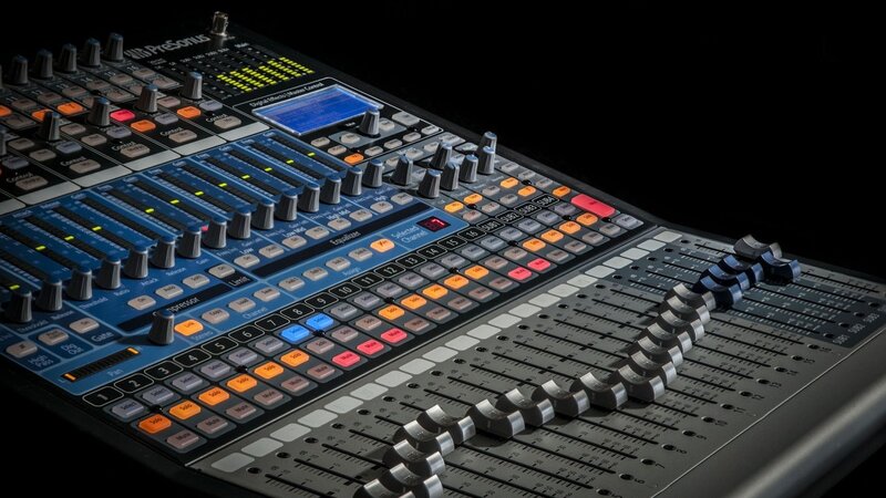 digital audio mixing console