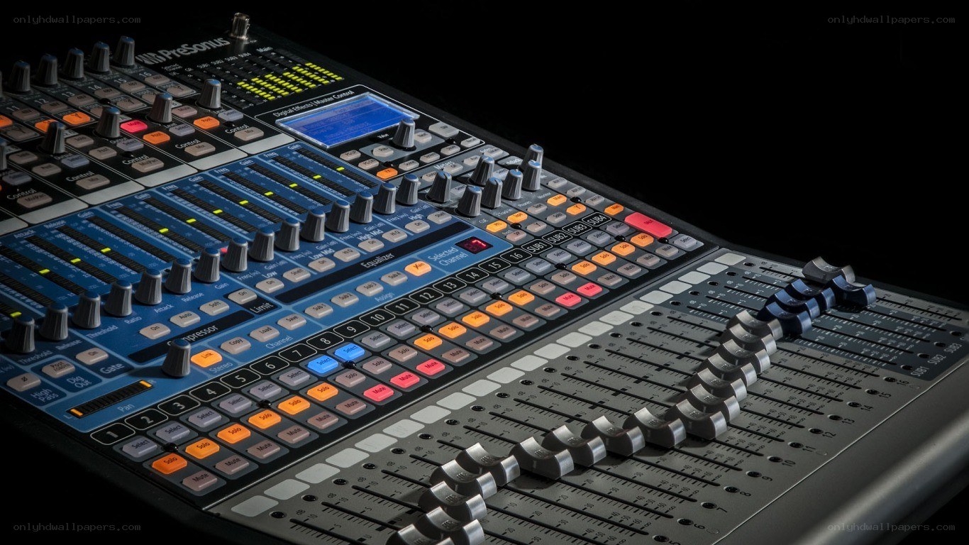 digital audio mixing console