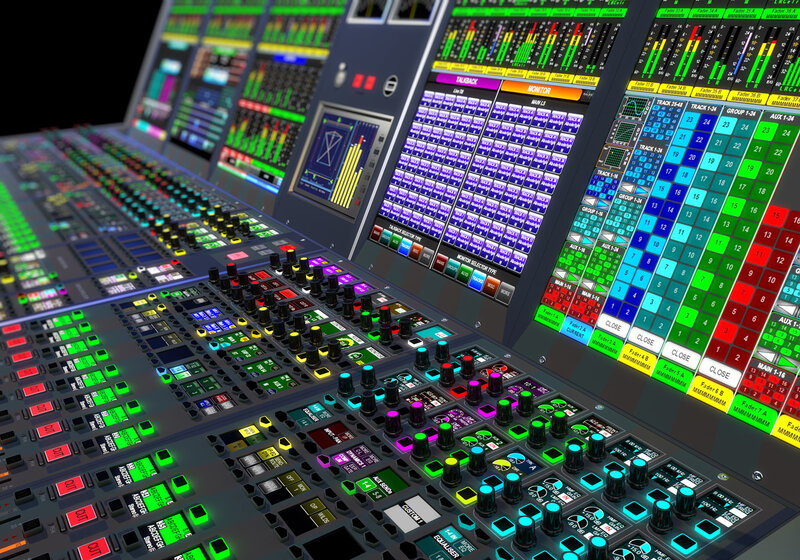 Digital Audio Mixing Console — Black, Technical