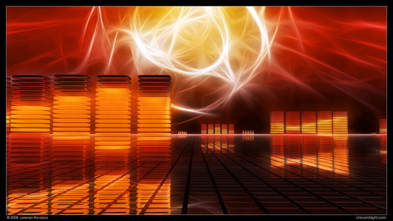 Digital Audio Visualizer — Red