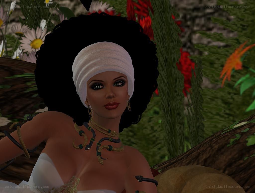 digital avatar in garden