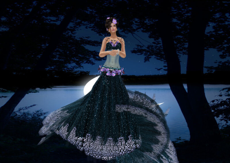 Digital Avatar in Gown