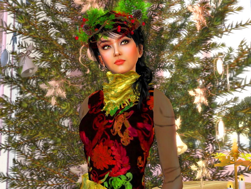 Digital Avatar in Holiday Attire
