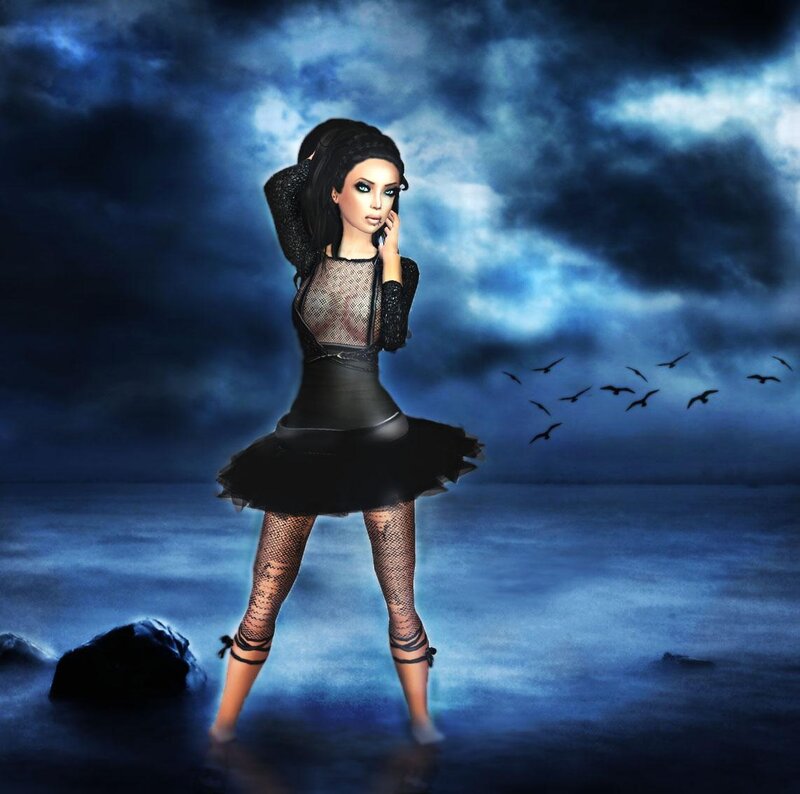 Digital Avatar on Beach