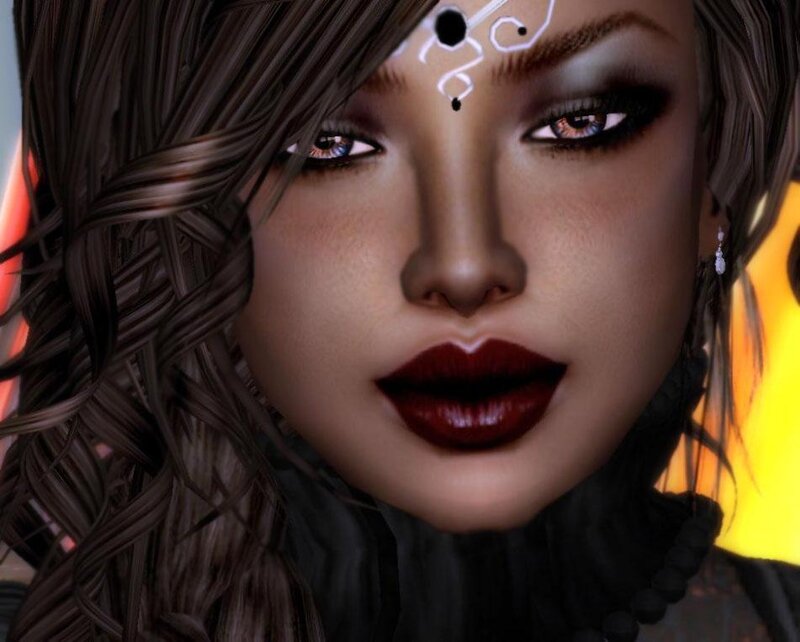 digital avatar with face paint