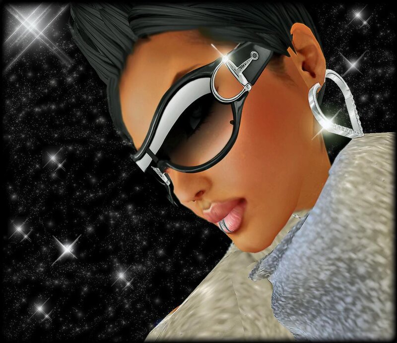 digital avatar with sunglasses