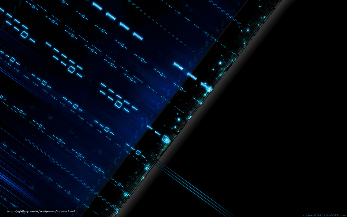 digital binary code background