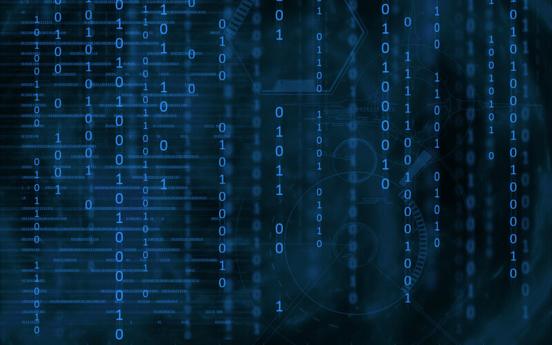 digital binary code stream