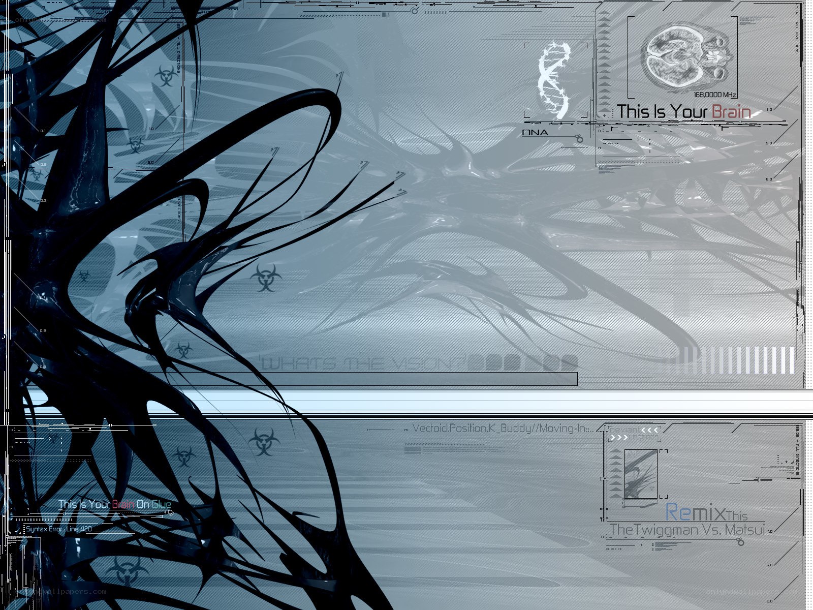 digital brain interface art