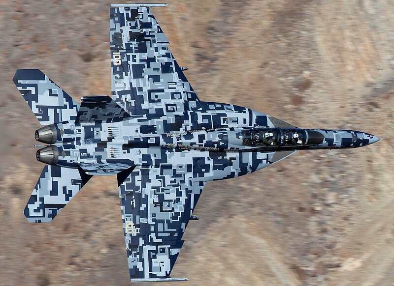 Digital Camo Jet Fighter