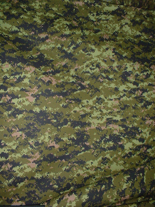digital camouflage fabric pattern