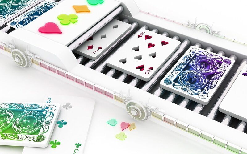 digital card shuffling machine