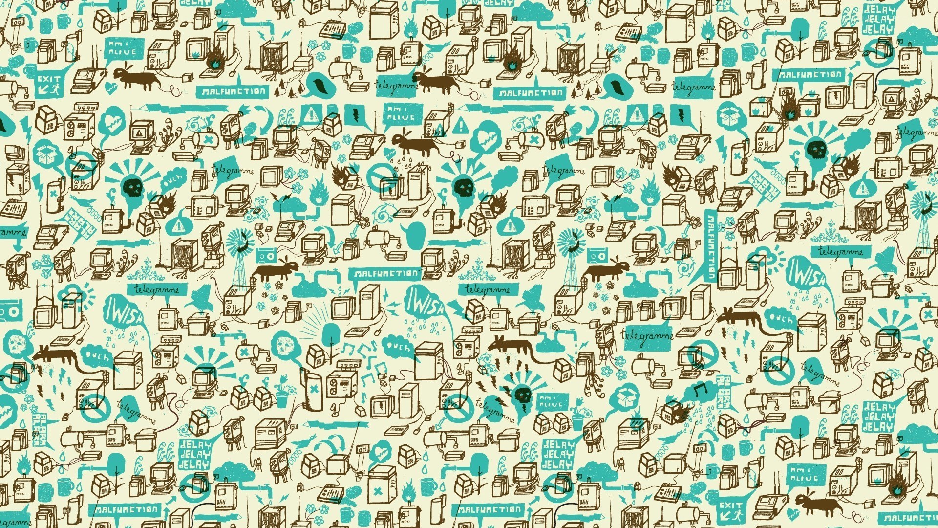 digital chaos pattern