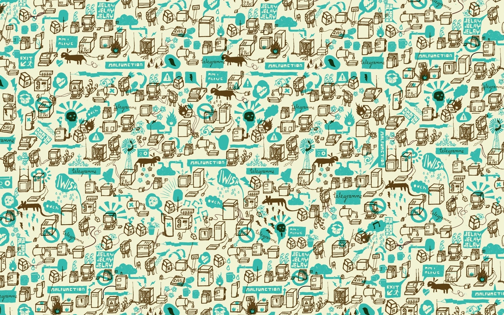 digital chaos pattern