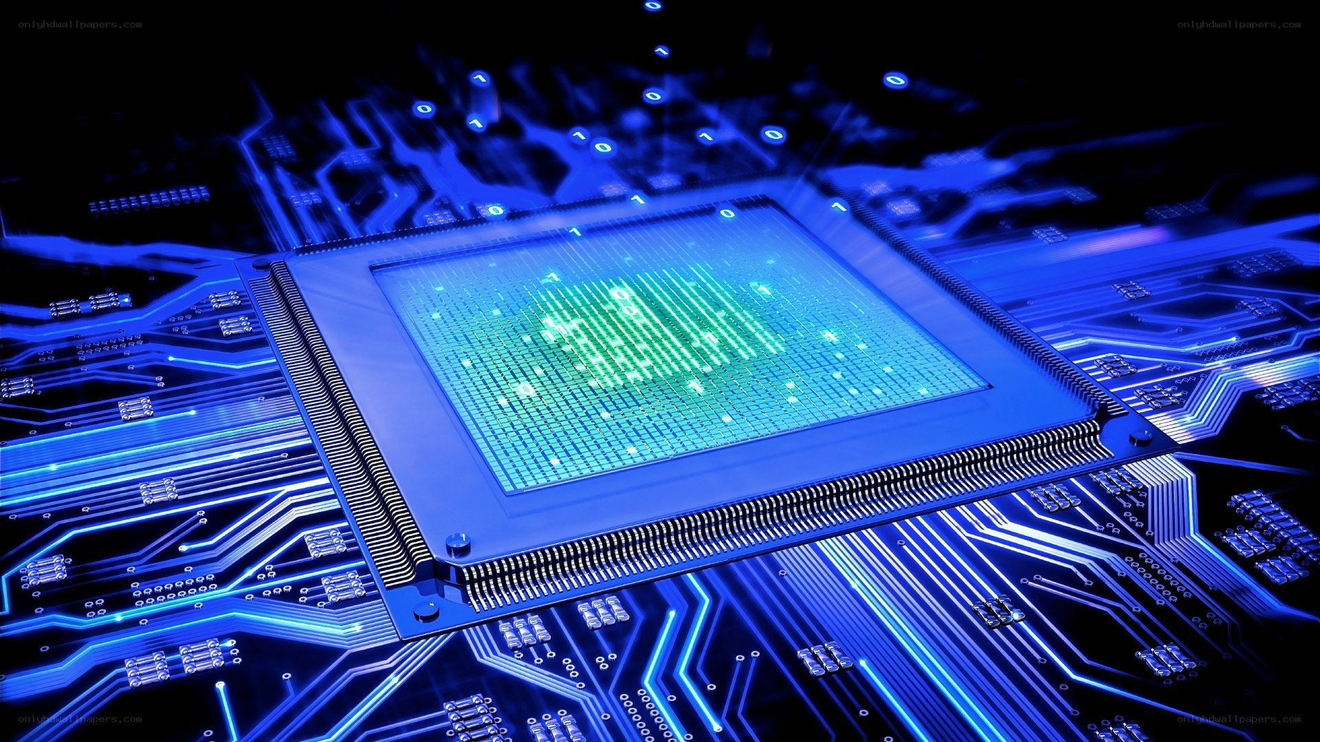 digital circuit board with processor