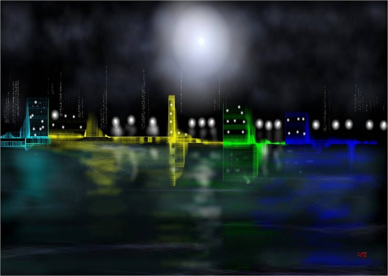Digital City Skyline