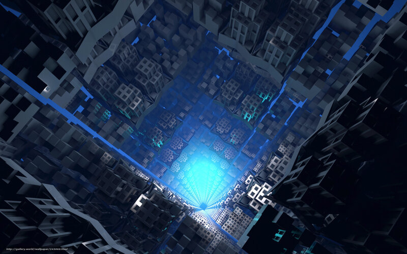 Digital Cityscape Tunnel