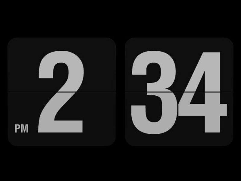 digital clock display