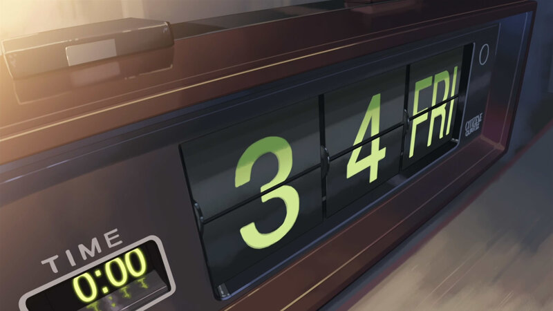 Digital Clock Display — Black, Calm